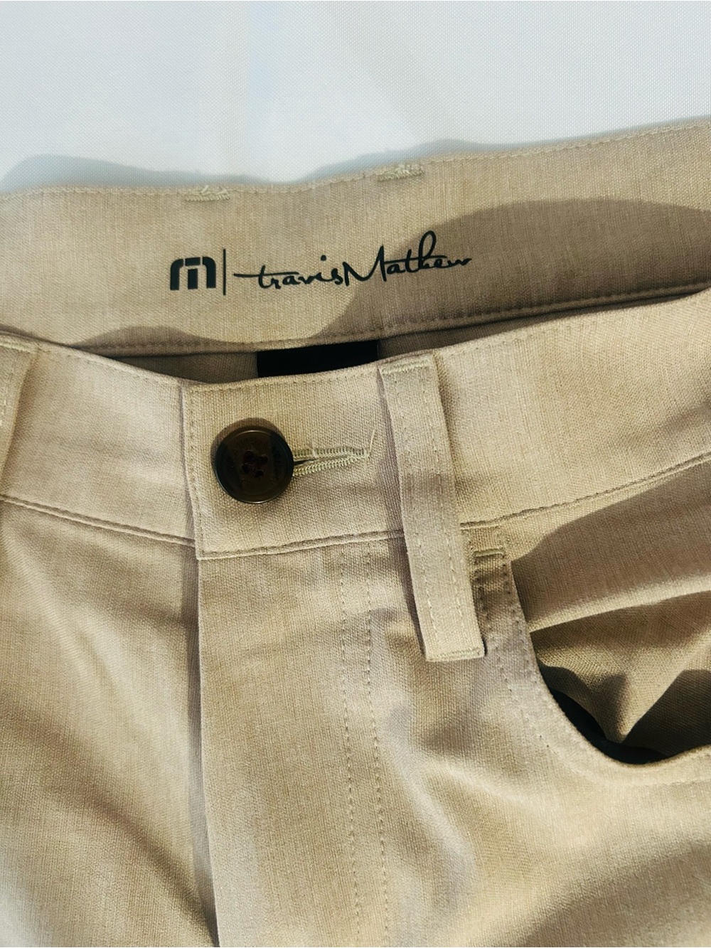 Travis Mathew Men’s Tan Chino Pants 30X32